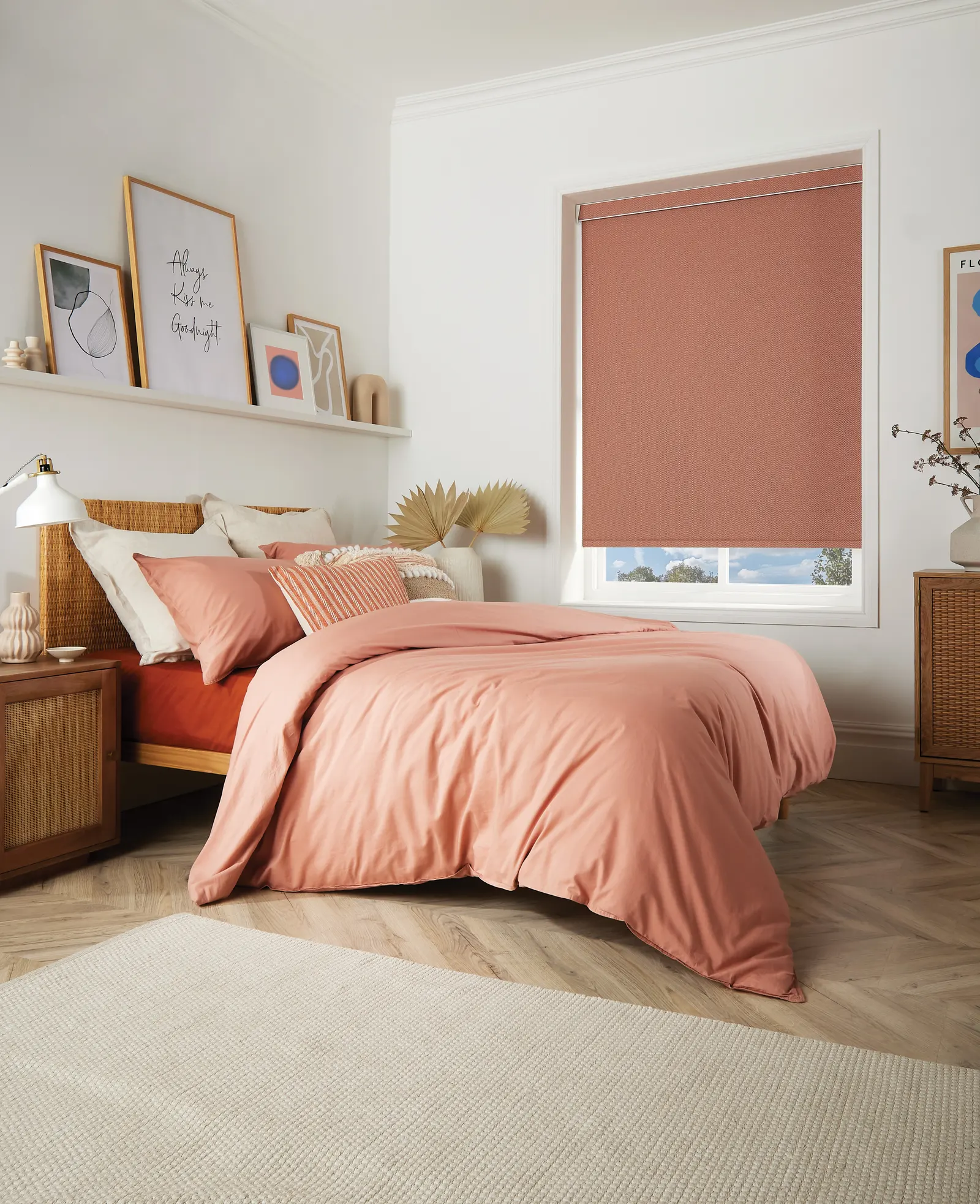 Motorised blind at a large window – Selly Oak Blinds